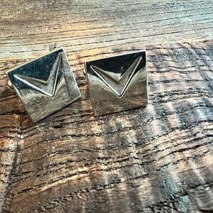 Silver Square Cufflinks